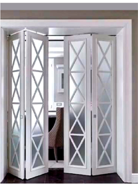 Белые складные двери гармошка Стерлитамак